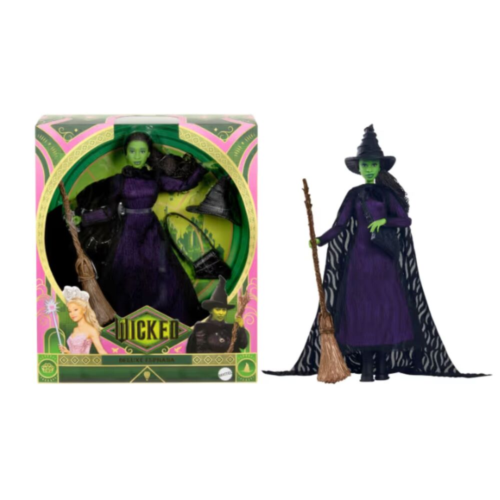 Wicked Deluxe Elphaba Fashion Doll, MISPRINT on BOX